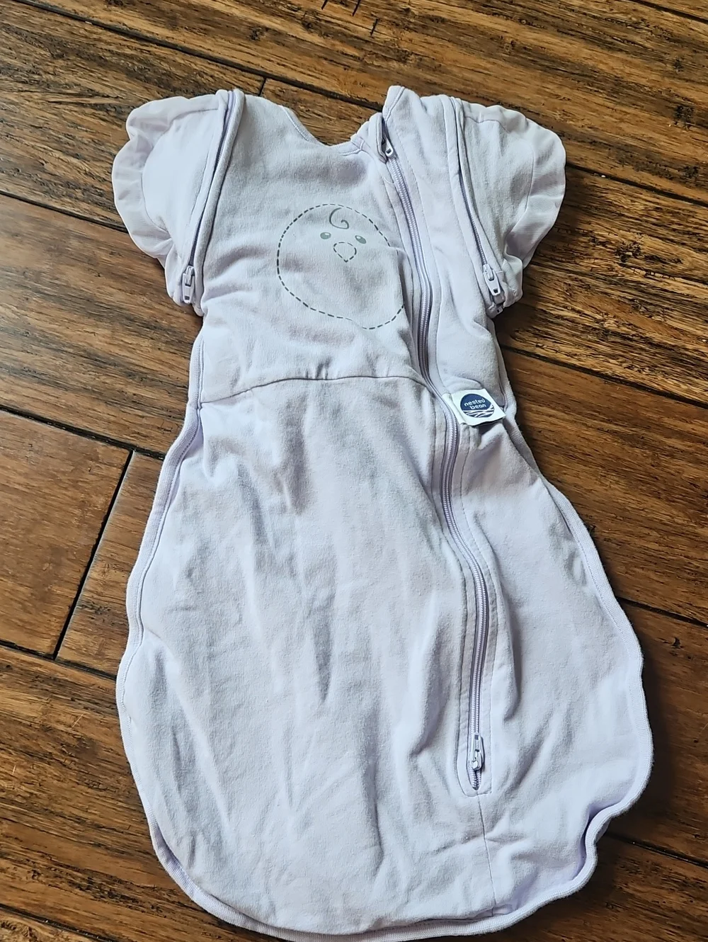 Nested Bean Light Lavender Sleep Sack 0-3 Months Zen One Classic